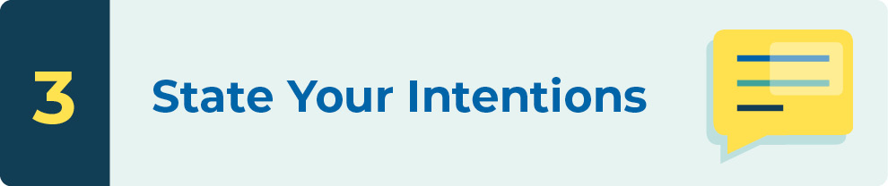 State Your Intentions
